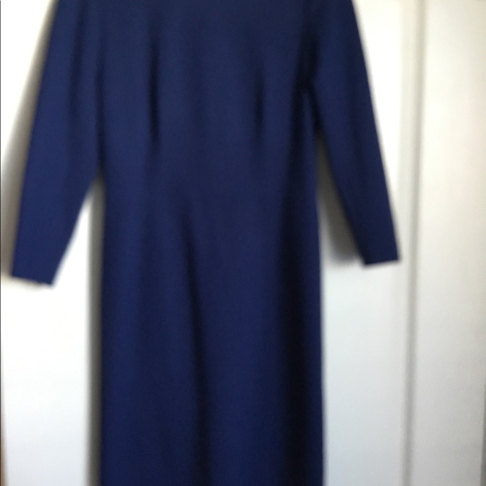 Blue J crew dress with zipper
